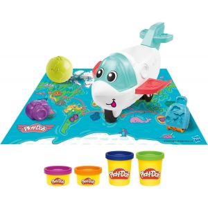 MDY-Mon Avion des Découvertes, Coffret Starter Créatif pour Enfants avec Tapis d`Activité, Accessoires et Pâte à Modeler, Jouet Imaginatif dès 3 Ans - Neuf