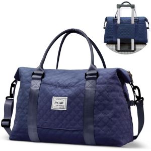 SHIBA-Sac de voyage, sac de week-end pour femme, sac fourre-tout de nuit avec poche humide, sac d'hôpital pour le travail et l'acc[3 - Neuf