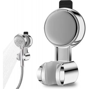 KAL-Support Pommeau De Douche Ventouse, Accroche Pommeau De Douche, Sans Perçage, Ventouse Puissante, Support Universel Amovible Douche Ventouse - Neuf