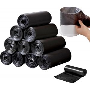 Sacs Poubelle 3L, 300 Unités, 30 * 35 Cm, Pour Mini Poubelle De Bureau, Salle De Bain, Voiture, Déchets Alimentaires - Blanc - Neuf