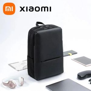 KALEC-Xiaomi-Sac À Dos D'Affaires Classique Pour Hommes Et Femmes,Sac Pour Ordinateur Portable,Grande Capacité,Voyage,Mode 2,Light Grey - Neuf