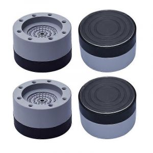 Amortisseurs, Lot De 4 Ventouses Pour Tapis De Sol De Machine &Agrave; Laver, Patins En Caoutchouc Antid&eacute;rapants Pour Lave-Linge Et S&egrave;che-Linge, 4 Cm - Neuf