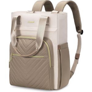 Sac &Agrave; Dos Femme, Sac A Dos Ordi Portable 15.6 Pouces Grand Sac A Main Femme Imperm&eacute;able Sac A Dos Voyage Elegant Leger Backpack Pour Loisir Coll&egrave;ge Affaires Travel Khaki - Neuf