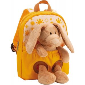 sac &agrave; dos 21x26 cm avec peluche lapin.[B408] - Neuf