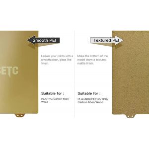 Mevronisshop-Crealty Cr-6 Se Pi&egrave;ce D&eacute;tach&eacute;es Pei Double Face Lisse + Textur&eacute; 254 X 245mm 10x9.64 Pouces Plaque De Construction Flexible Amovible Kit De T&ocirc;le D'acier &Agrave; Ressort Magn&eacute;tique - Neuf