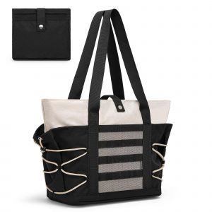 Sacs fourre-tout de voyage pliables pour femmes avec pochette zipp&eacute;e - Neuf