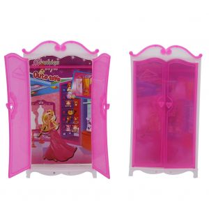 Mini armoire de princesse, maison de poupees de reve pour enfants - Neuf