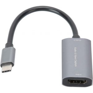 Carte de Vidéo Carte de USB C Argent Carte d'enregistrement Vidéo Gris Argenté pour Typec,Jeu de Lecteur Carte de de Filtre en Direct Accessoires USB - Neuf