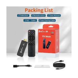 Cle TV Rockchip 3228A -Core Android 12.1 TV BOX 2.4G Wifi 1GB 8GB 4K Smart Player TVBox Dongle Se - Neuf