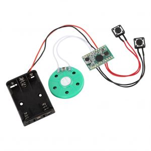 Module de carte de voeux vocale DIY avec cable rallonge de 10 cm pour enregistrement et lecture de 60 secondes - Neuf