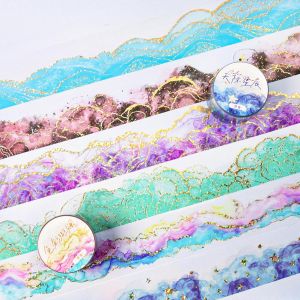 6 Volumes Scrapbook Set D'autocollants,Washi Ruban Pet Autocollants,Scrapbook Accessoires Ensemble D'autocollants Pour La Décoration Esthétique Scrapbooking,Autocollants De Journal (Le - Neuf