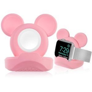 THEF-Station D'accueil de Chargement pour iWatch, Support de Bureau en Silicone pour iWatch et D'autres Smartwatch, Support de Station Charge Compatible avec iWatch SE/8/7/6/5/4/3/2/1(Non Chargeur) - Neuf