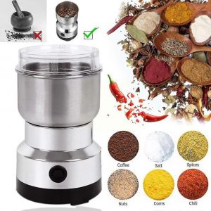 Moulin a cafe electrique 150 W 220 V, pour la cuisine, les cereales, les grains, le cafe, les noix, les haricots, les epices, multifonction, F0e0 Tingquan Shop - Neuf