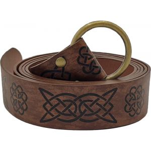 Cauc-Ceinture De Chevalier M&eacute;di&eacute;vale Pour Homme Et Femme - Ceinture Renaissance En Cuir Pu - Vintage - Accessoire De Costume Pour Homme Et Femme - Neuf