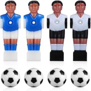 4 Pcs Joueurs De Remplacement De Baby-foot Joueurs De Football De Table Figurines Avec Boules De Table De Baby-foot EVH - Neuf