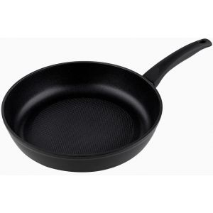 Checarzhn--No1-Poêle Antiadhésive I Diamètre - 26 Cm I Poêles À Frire Silver Perfetto I Poêle En Aluminium I Cuisinières En Tous Genres - Induction, Gaz, Plaque Électrique I Couleur Noir - Neuf