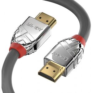 TIANYI-Lindy - Câble HDMI 2.0 Cromo Line 2 Mètre avec Ethernet, High Speed 4k@60Hz 18G 3D 1080p HDCP 2.2 120Hz 144Hz Certificat HDR, ARC, CEC, ATC| Compatible avec TV, Monitor, PS5, Blu-ray, Barre de - Neuf