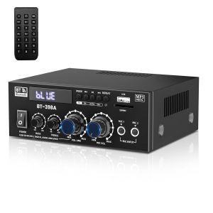 Hifi Amplificateur 1000W, Amplificateur Stéréo Bluetooth 5.3, 12 V/220V,Mini Récepteur Amplificateur Audio Stéréo¿Entrée De Carte Sd/Usb Pour La Maison Ou La Voiture - Neuf