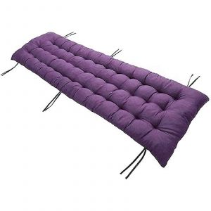 Patio ext&eacute;rieur Banc Coussin de Chaise Chaise de Salon Coussin Long Rectangle 66.93 x 20.87 Pouces Non-Slip Violet - Neuf