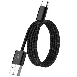 Thef-Câble Tressé Carplay Pour Iphone 16 15 De Voiture 1m,18w 3a Cable Tressé Voiture Pour Apple Carplay Et Android Auto,Câble Usb Vers Usb C Charge Rapide Données Pour Samsung A55 A54 A15 A34 A25 Pi - Neuf