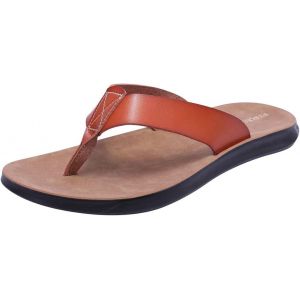 Fchhk-Sandales Tongs Pour Hommes, Chaussures De Plage Confortables En Cuir Microfibre Doux Pour L'été (Suggérer D'acheter Une Taille Plus Grande) Km215 - 45 - Neuf