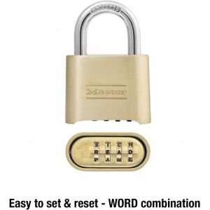 Cadenas &agrave; combinaison &laquo; Set Your Own &raquo; - 5,1 cm de large - 175DWD - Marron clair - Neuf