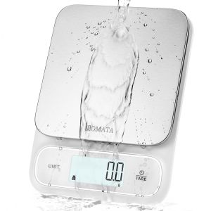 Balance De Cuisine &Eacute;tanche Ipx6, 0,1g De Haute Pr&eacute;cision, Balance Num&eacute;rique R&eacute;tro&eacute;clair&eacute;e, Plateforme De Pesage En Acier Inoxydable, Id&eacute;ale Pour Les Aliments, La Cuisine, Etc. B619 Blanc - Neuf