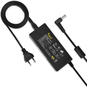 19V 4,74A 90W Chargeur Ordinateur Portable avec Connecteur 5.5 x 2.5mm pour ASUS, Toshiba, Lenovo, Acer Aspire, Medion, Targa Gericom Maxdata MSI, HP Compaq, Fujitsu Siemens Lifebook - Neuf