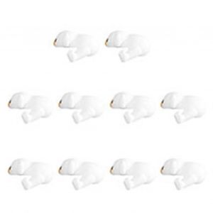 Lot De 10 Protections D'angle En Silicone Souple Pour Bebe, Motif Animal, Anti-Collision, Blanc - Neuf