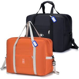 Nzqaf-2x Bagage Cabine 45x36x20 Easyjet Tui Airways Sac De Voyage Pliable Sac De Cabine Avion Rangement Bagage Portable Organisateur - Neuf