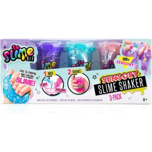 ERYI-Ssc 003 So Diy-Kit Pour Créer Et Décorer 3 Slimes - Slime Shaker 3 Pots Sans Parfum Rose-Bleu-Violet Unisex - Neuf