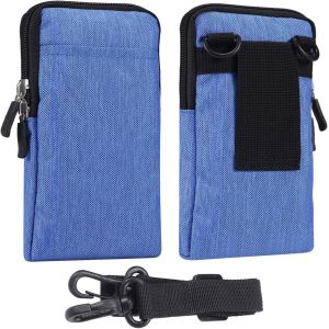 KAL-Sac De Ceinture Clip Pour T&eacute;l&eacute;phone Portable, Petit Sac &Agrave; Bandouli&egrave;re Homme, Femme Homme Universel Sacoche De Ceinture Travail Pochette Telephone Sac &Agrave; &Eacute;paule Sac &Agrave; Main Housse De Transport - Neuf