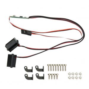 Phare Led ModèLe Rc, Accessoire En Plastique Pour Voiture Terrestre Sur Chenilles Trx4/Scx10 1/10 - Neuf