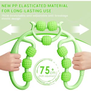 Asfasfq-Hyran Masseur Anti Cellulite, Rouleau De Massage 360°, Rouleau Cellulite Massage, Rouleau De Massage Musculaire Des Jambes, Rouleau Cellulite, Soulage La Fatigue (Vert) - Neuf