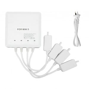 Chargeur De Batterie Pour Drone, Station De Charge 4 Voies Avec Port Usb Pour Dji Mini 3 Pro, Prise Au 100-240 V-Qhfen - Neuf