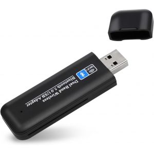 Clé Usb Wlan 1300 Mbit/S Avec Clé Wifi Bluetooth 5.0 Double Bande (5,8 Ghz/2,4 Ghz), Adaptateur Wlan Usb3.0, Clé Wi-Fi Pour Pc, Compatible Avec Windows Xp/11/10/8.1/8/7/Mac Os - Neuf