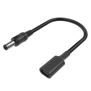 KAL-Pd 15 W Usb-C Vers 5,5 X 2,5 Mm, Adaptateur M&acirc;le Vers Dc Femelle 5 V, Adaptateur 5,5 X 2,5 Mm Vers Usb C Pour Panneau Solaire, Alimentation Portable, Camping-Car, Camping-Car - Neuf