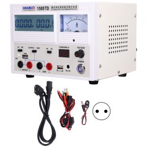 XYONG Alimentation CC reglable avec ecran LCD, alimentation regulee pour test de communication, prise 1505TDEU 220 V - Neuf