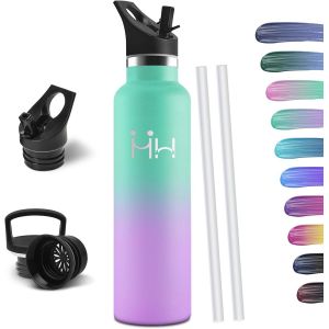 Kalanka-Bouteille Isotherme 1l, Étanche Sans Bpa, Gourde Isotherme, Double Paroi, Bouteille, 18/8 Acier Inoxydable, Gourde Inox, Bouteille D'eau Pour Sport, Randonnée, École, Bureau - Neuf