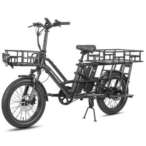 Vélo Utilitaire Électrique Fafrees Ff20 Cuv, Familial, Double Batterie, Noir - Neuf