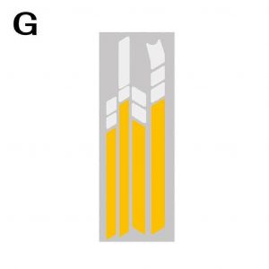 Autocollant r&eacute;fl&eacute;chissant imperm&eacute;able &agrave; l'eau d'avertissement de nuit pour Ninebot Max G30 G30D Accs - Neuf