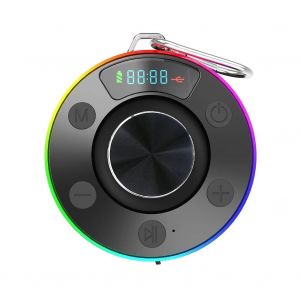 Haut-parleur de douche 5.3, Compatible Bluetooth, Radio FM, petit haut-parleur sans fil avec ventouse, Mini haut-parleur pour voyage/extérieur/cadeaux-Bleu - Neuf