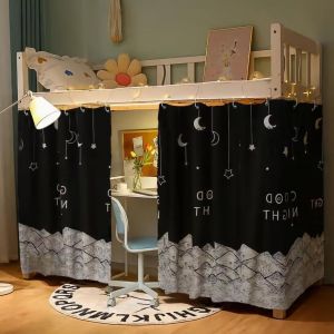Kalanka-Rideau Pour Lit Superposés Rideau Ombrage Occultant Mezzanine Dortoir Tente De Lit Couvre-Lits Baldaquin Moustiques Cabane Ciel De Lits Tentation Couchette Étudiants Collèges Draperies - Neuf
