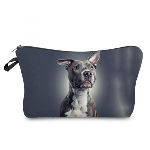 KADSL-Sac À Cosmétiques De Mode Imprimé Chien Animal Mignon, Sac De Maquillage Portable De Voyage De Plage, Étuis À Crayons D'École, Organisateur De Toilette Féminine,Hz5153 Dog Bag - Neuf