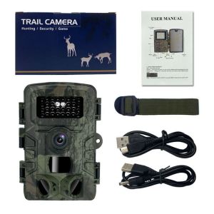 Cam&eacute;ra de surveillance professionnelle : cam&eacute;ra infrarouge HD 58 MP 2,7 K, vision nocturne, &eacute;tanche - Convient pour la chasse &agrave; la faune et la surveillance des fermes - Neuf