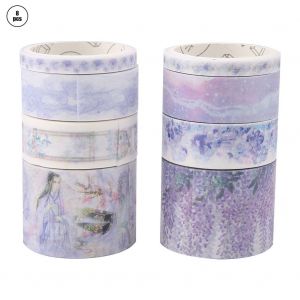 Lot de 8 rouleaux d'autocollants decoratifs pour filles, accessoires de decoration pour la maison (#6) - Neuf