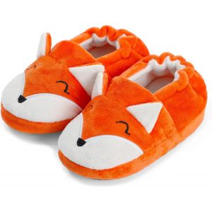 Ihkhu-Chausson Enfant Fille Garcon Animaux Peluche Souple Pantoufle Enfants Caoutchouc Antidérapantes - Neuf