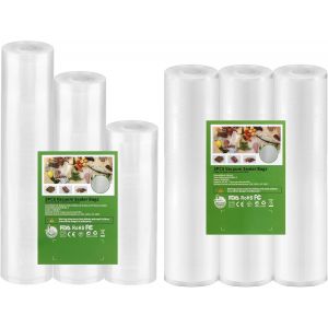 Sac Sous Vide Alimentaire,3 Rouleaux De Film Alimentaire Sans Bra Pour Tous Les Sacs Congélation,Micro-Ondes Et Sous Vide Alimentaire (30 X 500 Cm) - Neuf