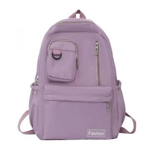 Sac &agrave; dos pour &eacute;tudiant, cartable pour femme, sac &agrave; dos de voyage, cartable pour femme, violet - Neuf