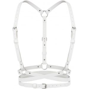 Tianyi-Harnais Punk En Cuir Synthétique Pour Femme Noir Harnais Gothique Pour Cosplay, Rave, Tenue D¿Halloween, Costume - Neuf